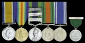 A scarce ‘Mahsud 1919-20’ three clasp I.G.S. group of six awarded to Second Lieutenant W. J. Sutherland, Royal...