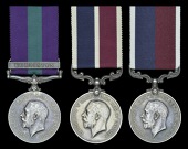 The rare immediate ‘Kurdistan’ M.S.M. group of three awarded to Flight Sergeant, later Flight Lieutenant, W. G....