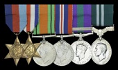 Six: Flight Sergeant A. W. Hodge, Auxiliary Air Force

1939-45 Star; France and Germany Star; Defence and War...