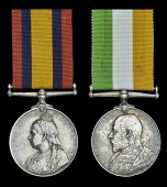 Pair: Nursing Sister E. A. Cowley, Princess Christian’s Army Nursing Service Reserve

Queen’s South Africa...