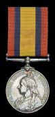 Queen’s South Africa 1899-1902, no clasp (Nursing Sister R. E. Burnett.) officially re-impressed naming, edge...