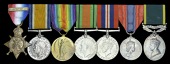Seven: Gunner G. Bennett, Royal Field Artillery, later Royal Signals, taken Prisoner of War following the Battle of...