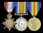 Three: Private B. Booker, West Yorkshire Regiment, taken Prisoner of War on the Western Front, 22 September...