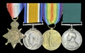 Four: Seaman A. Sutherland, Hawke Battalion, Royal Naval Division, taken Prisoner of War following the Fall of...