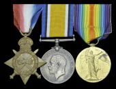 Three: Able Seaman J. Mallon, Howe Battalion, Royal Naval Division, taken Prisoner of War during the German Spring...