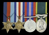 Four: Gunner E. Dickinson, Royal Artillery, taken Prisoner of War in North-West Europe post D-Day

1939-45 Star;...