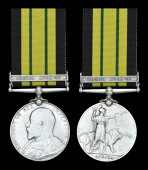 Africa General Service 1902-56, 1 clasp, Nandi 1905-06 (363 Pte. John. 1/K.A.R.) contact marks, nearly very fine 	...
