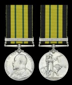 Africa General Service 1902-56, 1 clasp, West Africa 1908 (3962 Pte. Bila Munshi. S.N. Regt.) good very fine,...