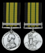 Africa General Service 1902-56, 1 clasp, Jubaland 1917-18 (489 Pte. Ombasa Masega. 5/K.A.R.) minor official...