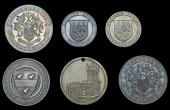 LEICESTERSHIRE, Loughborough, Loughborough College, award medals by A.C. Clark Co (2), in silver and bronze, arms...