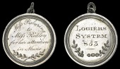 LONDON, Blackfriars, Miss Hannah Pickering’s Music School, an engraved silver award medal by J. Jackson, named (To...