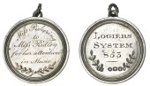 LONDON, Blackfriars, Miss Hannah Pickering’s Music School, an engraved silver award medal by J. Jackson, named (To...