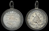 LONDON, Holborn, Miss Masterson’s Seminary, 1824, an engraved silver Reward of Merit by G. Knight, legend (…on...
