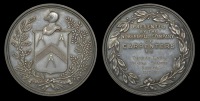 LONDON, London Wall, Worshipful Company of Carpenters, a silver medal, unsigned [after J. Milton], arms in wreath,...