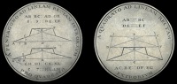 LONDON, [Newgate], Christ’s Hospital, Mathematical School, an engraved Georgian-period silver medal, unsigned,...