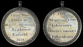 MIDDLESEX, Enfield, Revd. W. Thomas’s Academy, 1818, an engraved silver Prize Medal, probably by W. Bateman,...
