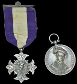 WARWICKSHIRE, Birmingham, King Edward’s Grammar School, a silver award medal, unsigned, bust of Edward VI...