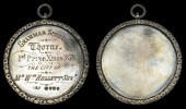 YORKSHIRE, Doncaster, Thorne Grammar School, an engraved silver award medal by C. Boyton II, legend (1st Prize Xmas...