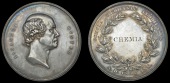 YORKSHIRE, Leeds, University of Leeds, John Hunter Medal (Est. 1831), a silver award by B. Wyon, bust right, rev....