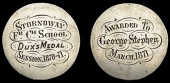 ISLE OF LEWIS, Stornoway, Free Church School, an engraved silver Dux’s Medal, Session 1870-71, unsigned, legend,...