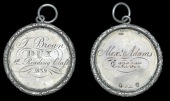 SCOTLAND, Uncertain location, an engraved silver award medal, uncertain maker’s mark, (Alexr. Adams, Teacher),...