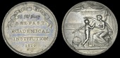 Co ANTRIM, Belfast, Belfast Academical Institution, 1810, a silver medal by Younge & Deakin, legend in four lines...