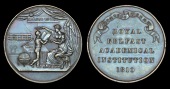 Co ANTRIM, Belfast, Royal Belfast Academical Institution, 1810, a copper medal by T.W. Ingram, legend in five lines...