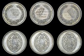 ISLE OF MAN, Douglas, King William’s College, silver award medals by Johnson, Walker & Tolhurst (3), College arms,...