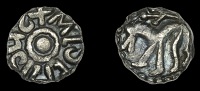 Kings of Northumbria and Archbishops of York, Aldfrith (685-705), Sceatta, aldfridvs, pellet in centre, rev....