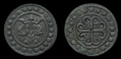 Edward II (1307-1327), Jeton, Fox class 14, rev. short cross moline, pellet in angles, 2.75g/11h. Very fine or...