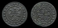 Edward II (1307-1327), Jeton, Fox class 14, rev. short cross moline, pellet in angles, 2.75g/11h. Very fine or...