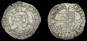 Henry VIII (1509-1547), Third coinage, Groat, Tower, mm. lis, bust 2, Lombardic lettering, annulets in forks,...