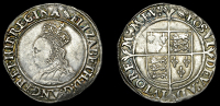 Elizabeth I (1558-1603), Second issue, Shilling, mm. martlet, bust 3C, 6.09g/6h (N 1985; S 2555). Small file-mark on...