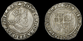 James I (1603-1625), Third coinage, Shilling, mm. trefoil, sixth bust, 5.92g/10h (N 2124; S 2668). Small graffiti...