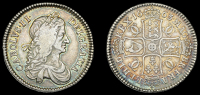 Charles II (1660-1685), Halfcrown, 1663, first bust, edge xv (ESC 438 [457]; S 3361). Good fine, toned	£200-260