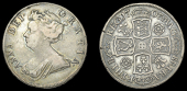 Anne (1702-1714), Halfcrown, 1707, roses and plumes, edge sexto (ESC 1364 [573]; S 3582). Good fine	£100-120