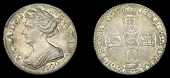 Anne (1702-1714), Sixpence, 1703 vigo (ESC 1446 [1582]; S 3590). About extremely fine, attractively toned 	£200-260