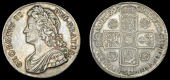 George II (1727-1760), Crown, 1739, roses, edge dvodecimo (ESC 1665 [122]; S 3687). Light scratches on face and in...