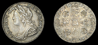 George II (1727-1760), Sixpence, 1739, roses (ESC 1749 [1612]; S 3708). Minor scratches in reverse field, otherwise...