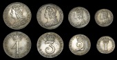 George II (1727-1760), Maundy set, 1746, Threepence 1746/3 (ESC 1773 [2410]; S 3716) [4]. Good very fine, lightly...