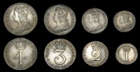 George II (1727-1760), Maundy set, 1746, Threepence 1746/3 (ESC 1773 [2410]; S 3716) [4]. Good very fine, lightly...
