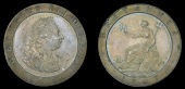 George III (1760-1820), Pre-1816 issues, Penny, 1797, 11 leaves (BMC 1133; S 3777). Extremely fine, dull reflective...