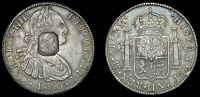 George III (1760-1820), Bank of England, Mexico, Charles IIII, 8 Réales, 1800fm, Mexico City, obv. countermarked...