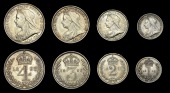 Victoria (1837-1901), Maundy set, 1896 (ESC 3554 [2511]; S 3943) [4]. Extremely fine	 £80-100