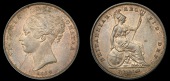 Victoria (1837-1901), Penny, 1844 (BMC 1487; S 3948). Extremely fine with virtually full original colour 	£200-260