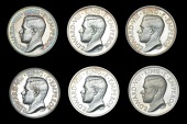 Edward VIII (1936), Fantasy silver Crowns (2), both 1936, by J. Pinches for G. Hearn, different revs.; Fantasy...