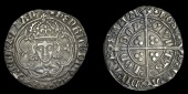 Henry VII (1485-1509), Facing Bust issue, Groat, class IIIb, mm. escallop, rosette stops, 2.87g/9h (SCBI Ashmolean...
