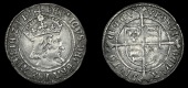 Henry VII (1485-1509), Profile issue, Groat, Tentative type 1b, mm. lis on rev. only, reads henricvs, saltire stops,...