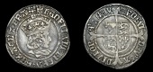 Henry VIII (1509-1547), First coinage, Groat, London, mm. crowned portcullis with chains (over crowned cursive T on...