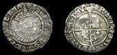 Henry VIII (1509-1547), Third coinage, Halfgroat, Tower, mm. lis, bust 1, Lombardic lettering, saltire stops,...